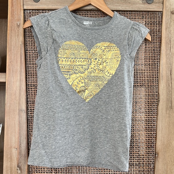 💚BUY3for $15💚Bulk of 3 Random Grey Short Sleeve Girls Tops(PUMA,OLD NAVY,CRAZY8) - Picture 5 of 14